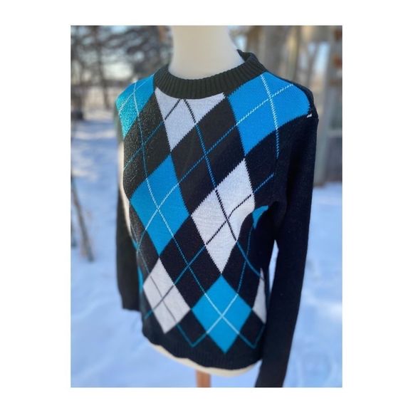 French Toast Argyle Sweater Crew Private School Sz 12/14 Youth - Picture 2 of 11